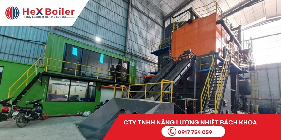 Lò hơi tầng sôi đốt than