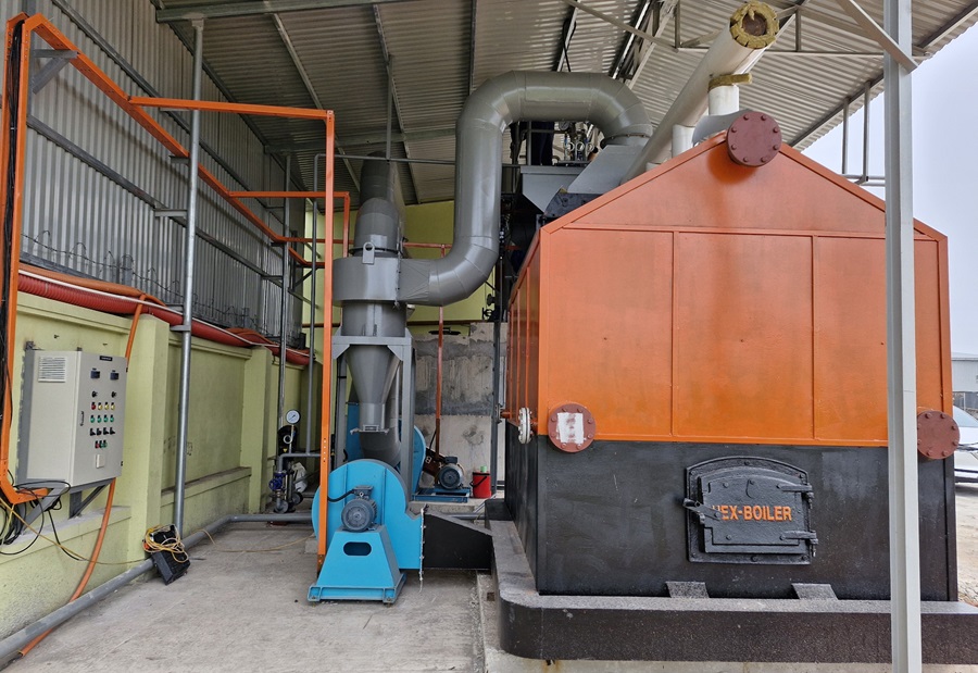 Lò hơi đốt củi