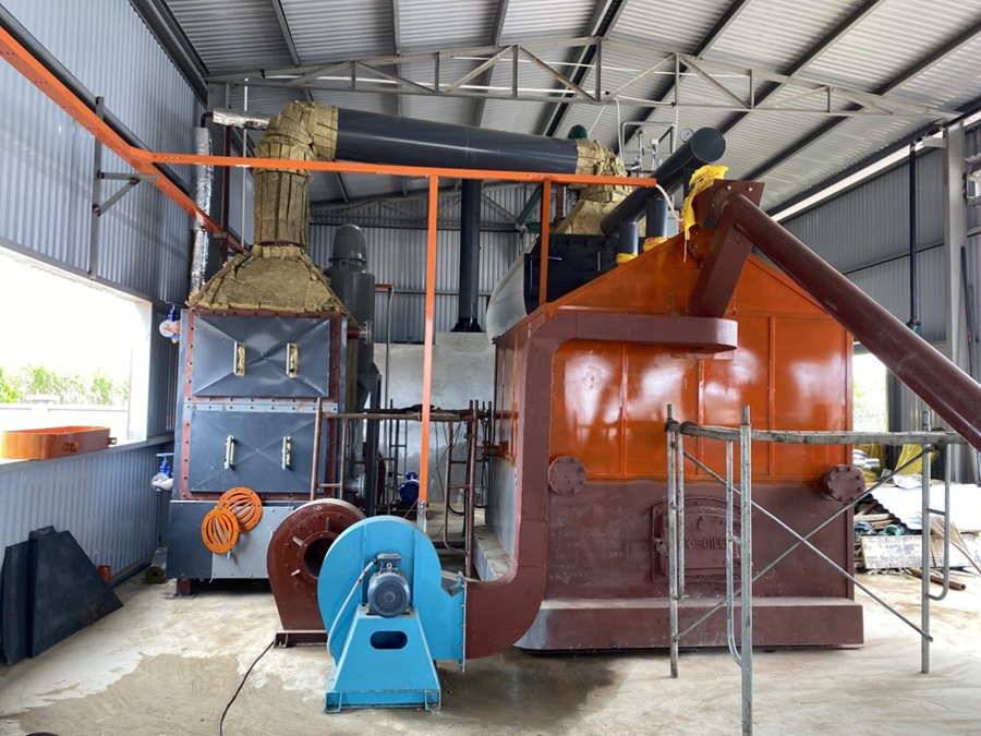 lò hơi đốt viên nén gỗ